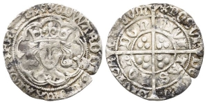 England. York, Edward IV AR Groat.