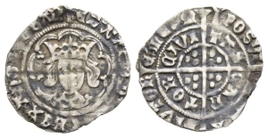 England. York, Edward IV AR Halfgroat.