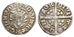 England. Plantagenet, Edward I AR Penny.