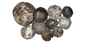 Group of Ten [10] English and Other AR Coins.