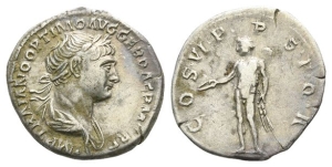 Trajan AR Denarius.