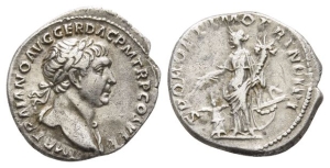 Trajan AR Denarius.