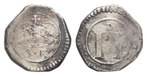 Ireland, The Great Rebellion. Lords Justices Coinage, Ormonde Money AR Halfgroat or Twopence.