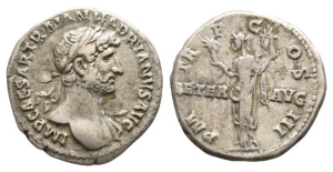 Hadrian AR Denarius.