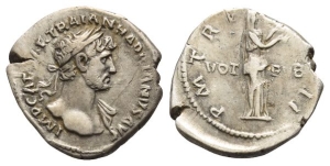 Hadrian AR Denarius.