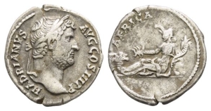 Hadrian AR Denarius.