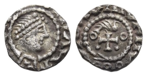 Anglo-Saxon. Primary Sceattas AR Sceatta.