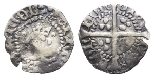 England. Lancaster, Henry V AR Halfpenny.