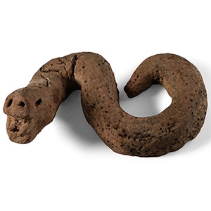 Egyptian Style Terracotta Snake
