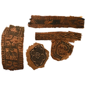 Egyptian Coptic Textile Fragment Group