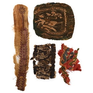 Egyptian Coptic Textile Fragment Group
