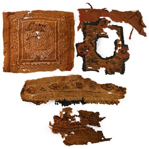 Egyptian Coptic Textile Fragment Group
