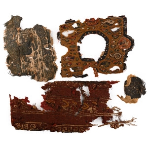 Egyptian Coptic Textile Fragment Group