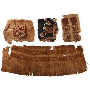 Egyptian Coptic Textile Fragment Group
