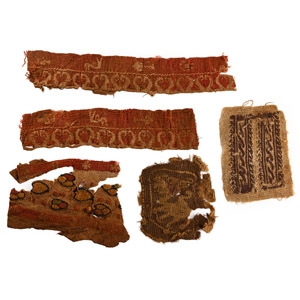 Egyptian Coptic Textile Fragment Group
