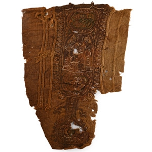 Large Egyptian Coptic Textile Fragment