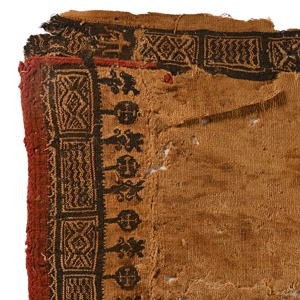 Large Egyptian Coptic Textile Fragment
