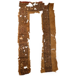 Large Egyptian Coptic Textile Fragment