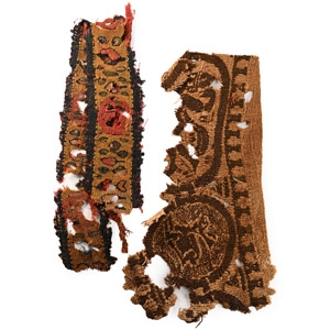 Egyptian Coptic Textile Fragment Group