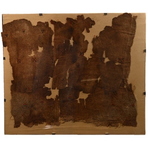 Large Mounted Egyptian Coptic Textile