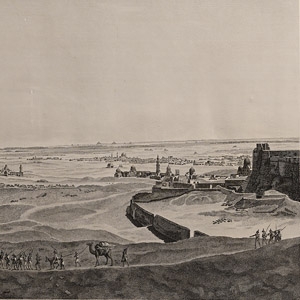Very Large Egyptian Expedition Lithograph of Kaire