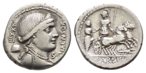 L. Farsuleius Mensor AR Denarius.