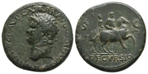 Nero AE Sestertius.