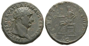 Trajan AE Sestertius.