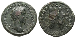Marcus Aurelius AE Dupondius.
