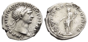 Trajan AR Denarius.