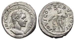 Macrinus AR Denarius.