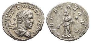 Elagabalus AR Denarius.