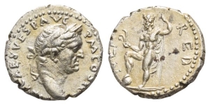 Vespasian AR Denarius.