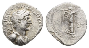 Hadrian AR Hemidrachm of Caesarea-Eusebeia, Cappadocia.
