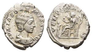 Julia Soaemias AR Denarius.