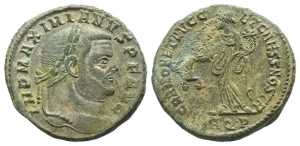 Maximian BI Nummus.