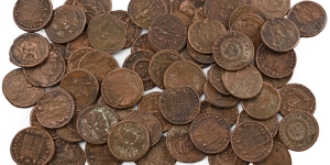 Group of Sixty-Three [63] Late Roman Imperial AE Coins.
