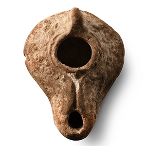 Late Roman Terracotta Oil Lamp