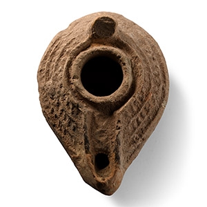 Late Roman Terracotta Oil Lamp