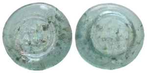 Fatimids Glass Weight or Jeton.