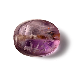 Phoenician Amethyst Scarab with Horse’s Head and Later Aramaic Inscription