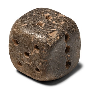 Large Roman Bone Gaming Dice