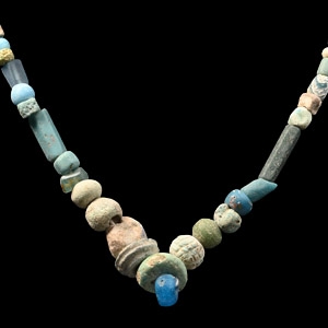 Roman Blue Glass Bead Necklace String