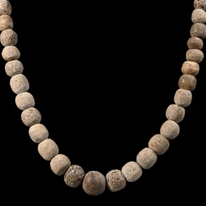 Woolly Mammoth Bone Bead Necklace String