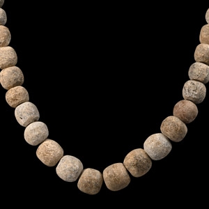 Woolly Mammoth Bone Bead Necklace String