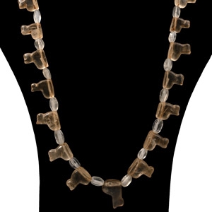 Rock Crystal Animal Bead Necklace String