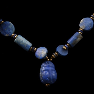 Lapis Lazuli  Bead Necklace String