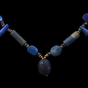 Lapis Lazuli and Hardstone Bead Necklace String