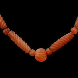 Carnelian Bead Necklace String