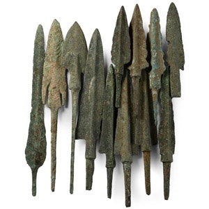 Luristan Bronze Arrowhead Collection